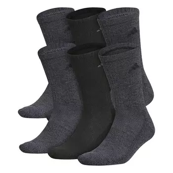 Мужские носки adidas Athletic Cushioned Crew (6 пар) Adidas, цвет Gray Marl