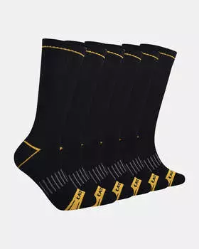 Мужские носки Advanced Half Cushion Crew (6 шт.) CAT, черный