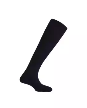 Мужские носки белого цвета из 100% ребристой шотландской пряжи — для любой погоды Сделано в Испании Punto Blanco, темно-синий