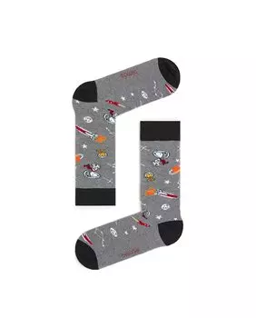 Мужские носки Besocks из 100% органического хлопка с рисунком SNOOPY Besocks, серый