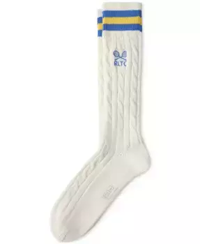 Мужские носки Cricket Cable Crew Polo Ralph Lauren, коричневый/бежевый
