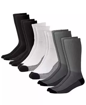 Мужские носки длиной 1/4 дюйма с мягкой подошвой, 6 пар KingSize, мультиколор