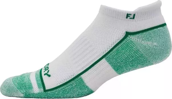 Мужские носки для гольфа FootJoy ProDry Roll Tab — 2 шт., белый/зеленый