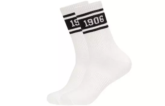Мужские носки до колена New Balance, цвет 2 double (white/black)