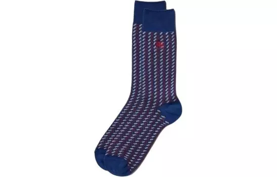 Мужские носки до колена Uniqlo, синий