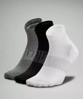 Мужские носки до щиколотки Power Stride 3 шт Lululemon, белый