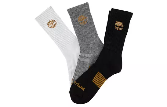 Мужские носки до середины икры Timberland, цвет 3 Pack (Multicolor)