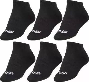 Мужские носки Dsg Quarter Crew — упаковка из 6 штук, черный