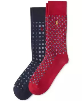 Мужские носки Foulard Slack, 2 пары Polo Ralph Lauren, красный