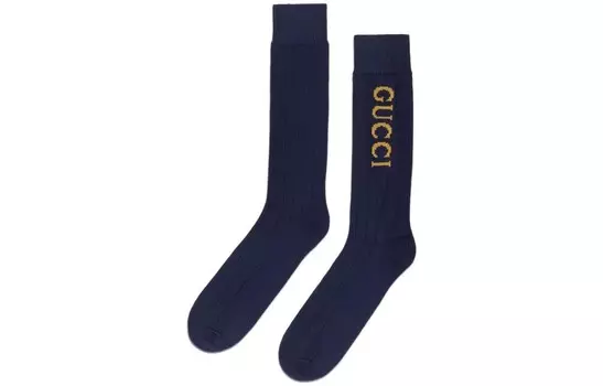 Мужские носки Gucci, темно-синий
