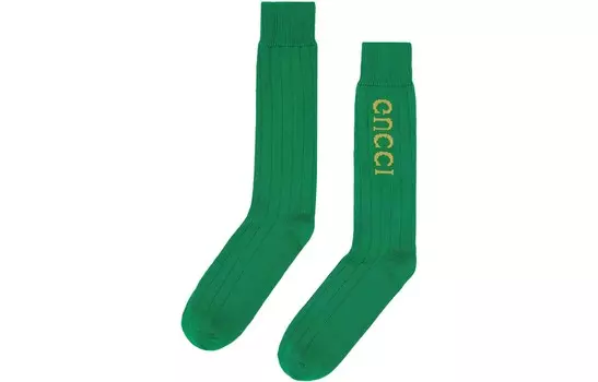 Мужские носки Gucci, зеленый