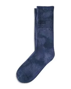 Мужские носки Indigo Piece Dye Boot Socks Polo Ralph Lauren, синий