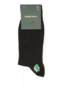 Мужские носки из дымчатого бамбука George Hogg, черный