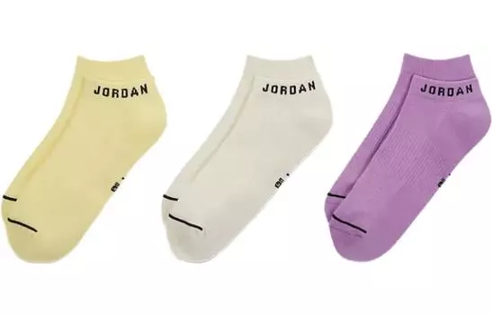 Мужские носки Jordan, цвет 3 Pack (Yellow, Beige and Fuschia)