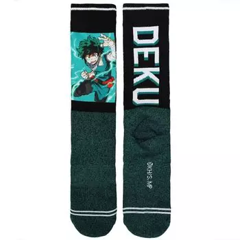 Мужские носки My Hero Academia Deku Crew Licensed Character