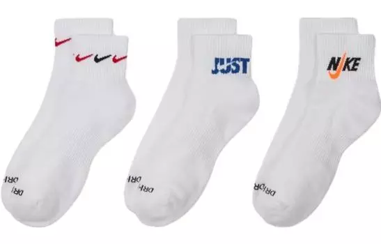 Мужские носки Nike, Белый (3 шт.)