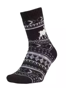 Мужские носки Northeast Outfitters Cosy Cabin Moose, черный