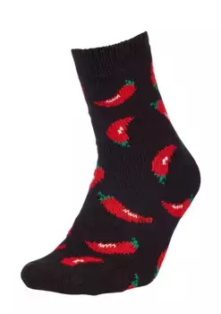 Мужские носки Northeast Outfitters Cozy Cabin Peppers, черный