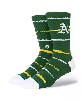 Мужские носки Oakland Athletics Chalk Crew Stance, зеленый