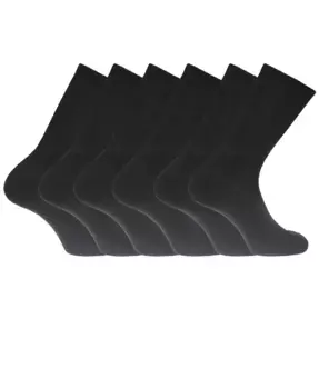Мужские носки Performance - 6 пар амортизирующих спортивных и классических носков Crew для мужчин Dockers, черный