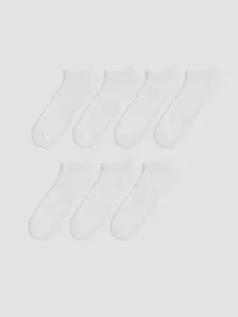 Мужские носки-пинетки, 7 пар носков LCW ACCESSORIES, от белого