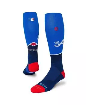 Мужские носки Royal Atlanta Braves 2023 City Connect поверх икры Stance, синий