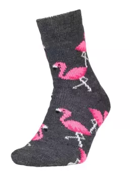 Мужские носки с фламинго Northeast Outfitters Cozy Cabin, серый