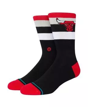 Мужские носки с полосками Chicago Bulls Crew Stance, красный