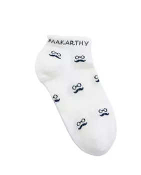 Мужские носки с причудливым принтом Makarthy, белый