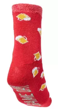 Мужские носки с принтом Northeast Outfitters Cosy Cabin Game Day, красный/серый