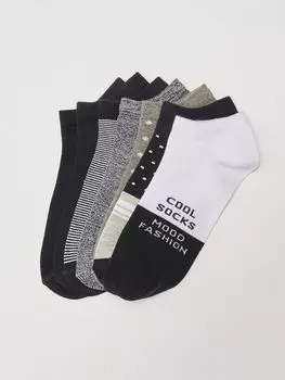 Мужские носки с рисунком, 7 шт. LCW Accessories