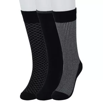 Мужские носки Sonoma Goods For Life, 3 пары классических носков с рисунком