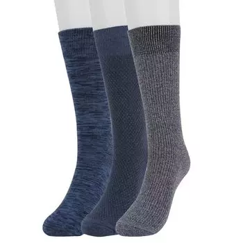 Мужские носки Sonoma Goods For Life, 3 пары носков Marled Crew