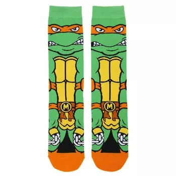 Мужские носки Teenage Mutant Ninja Turtles Michelangelo Crew Licensed Character