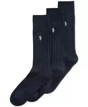 Мужские носки-тройки Polo Ralph Lauren, синий