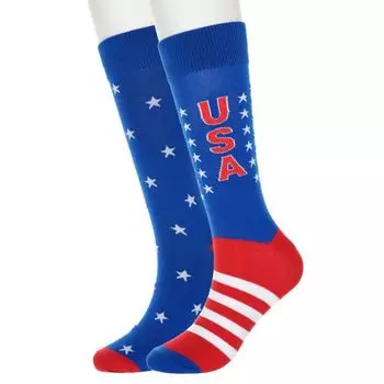Мужские носки в американском стиле, 2 пары Twisted Toes, цвет usa star stripe