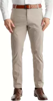 Мужские облегающие брюки цвета хаки на подкладке Birddogs, цвет Sand