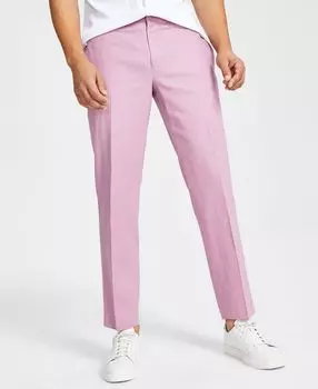 Мужские облегающие брюки из смесового льна, созданные для macy's INC International Concepts, мульти
