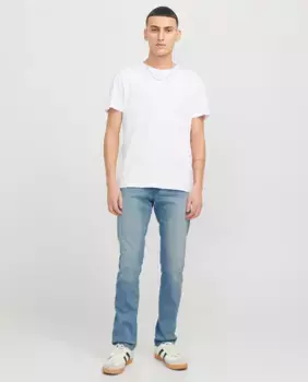 Мужские облегающие джинсы с карманами Jack & Jones, синий