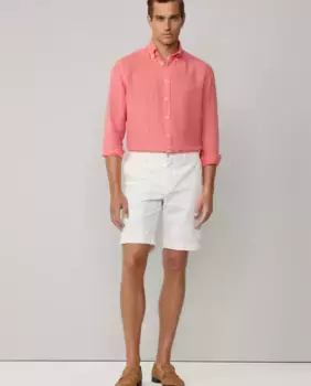 Мужские облегающие шорты-чинос Kensington Hackett, белый