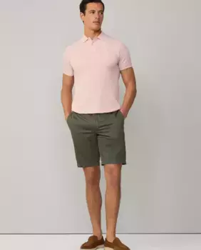 Мужские облегающие шорты-чинос Kensington Hackett, темно-зеленый