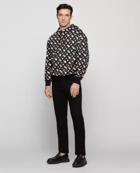 Мужские обычные джинсы Hugo Boss, черный