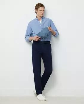 Мужские обычные спортивные брюки без складок Dustin, темно-синий