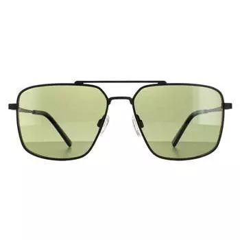 Мужские очки Aviator матовые Saturn поляризованные 555 нм Aitkin Serengeti, черный