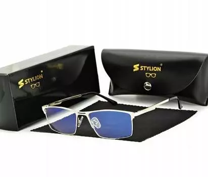 Мужские очки для компьютера и ТВ с синим светом, STYLION