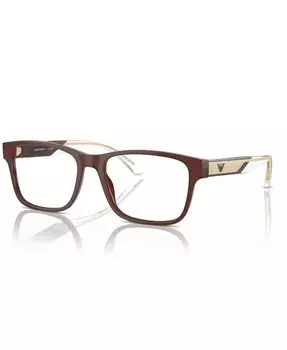 Мужские очки Emporio Armani, коричневый