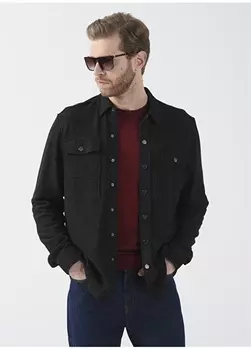 Мужские однотонные черные мужские кроссовки Fabrika Comfort