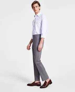 Мужские однотонные классические брюки современного кроя DKNY