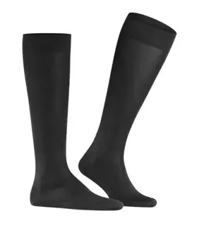 Мужские однотонные короткие носки на плоской подошве Falke, черный