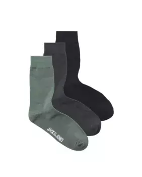 Мужские однотонные носки до колена с логотипом на подошве Jack & Jones, зеленый